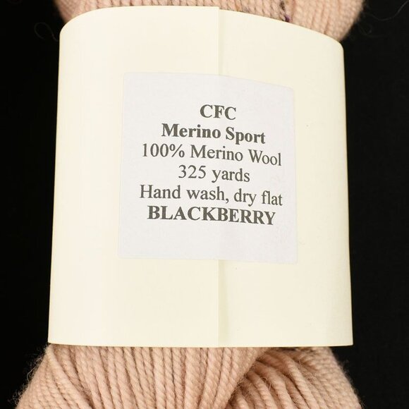 Camellia Fiber Co. CFC Merino Sport Yarn 2 Skeins 100% Merino Wool Blackberry - Picture 3 of 3